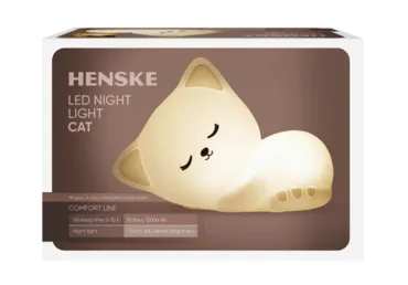 LED naktslampa kaķēns HENSKE