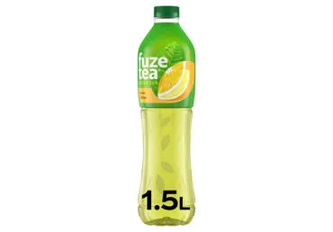 Tējas dzēriens FUZE TEA, Zaļā Citrusaugļu, negāzēts, PET, 1.5l (DEP)