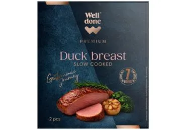 Lēni vārīta pīles krūtiņa WELL DONE PREMIUM 450g