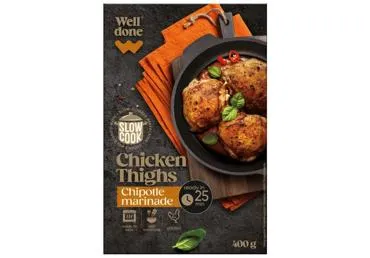 Lēni vārīti cāļa šķiņķi čipotle WELL DONE 400g