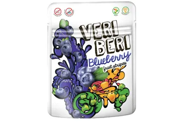 Lentītes ar melleņu garšu VERI BERI 50g