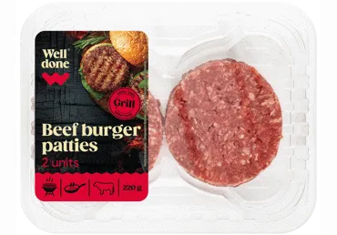 Liellopa burgerkotletes WELL DONE 220g
