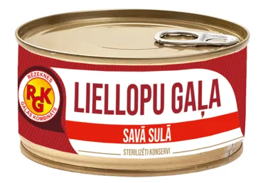 Liellopa gaļa savā sulā RGK 325g