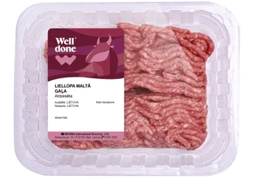 Liellopa maltā gaļa WELL DONE 400g