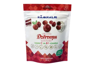 Lielogu dzērveņu sukādes RĀMKALNI 100g