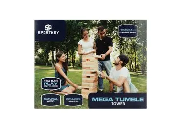 Liels koka klucīšu tornis 48​​gab.