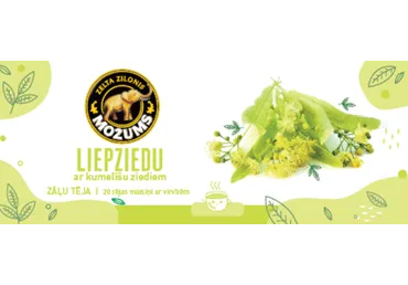 Liepziedu tēja MOŽUMS 20x1.5g
