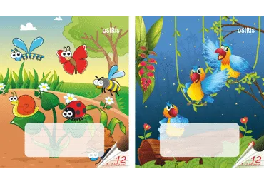 Līniju burtnīca 1.-2.kl. 12l.