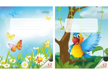 Līniju burtnīca 3.kl. 12l.