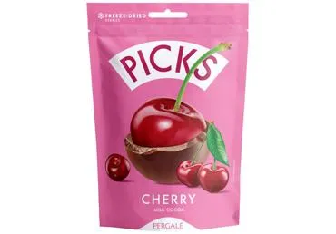 Liofilizēti ķirši kakao glazūrā PICKS 90g