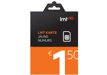 LMT KARTE starta komplekts EUR 1,50