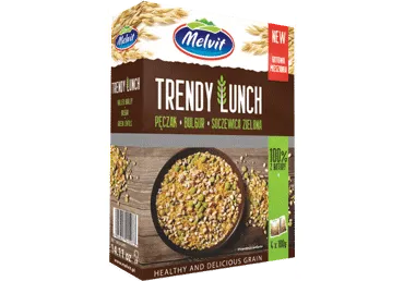 Lobīti mieži, bulgurs MELVIT Trendy Lunch 4x100g
