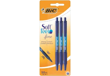 Lodīšu pildspalvas BIC zilas 3gab.