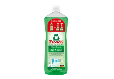 Logu tīrīšanas līdzeklis FROSCH ar spirtu, 1 L