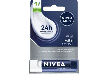 Lūpu balzams NIVEA Men Active Care 4,8g