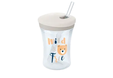 Macību kruzīte ar salmiņu NUK 230ml