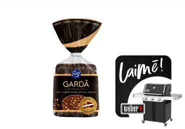 Maize FAZER Gardā mellā ar saulespuķu sēklam 280g