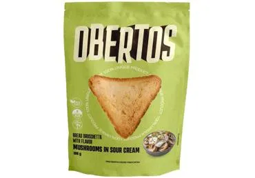 Maizes čipsi sēņu krējuma garšu Obertos 100g