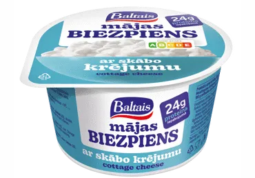 Mājas biezpiens ar skābo krējumu BALTAIS 200g