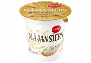 Mājas siers ar gurķiem un sinepēm TERE 300g