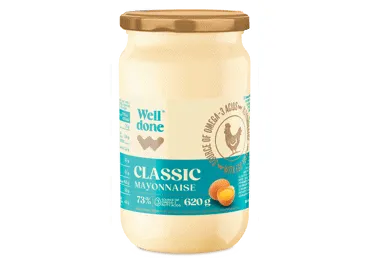 Majonēze klasiskā 73% WELL DONE 620g