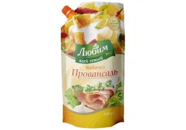 Majonēze Provansas ĻUBIM 67% 300g