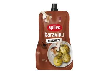 Majonēze SPILVA baraviku 250ml stāvpaka