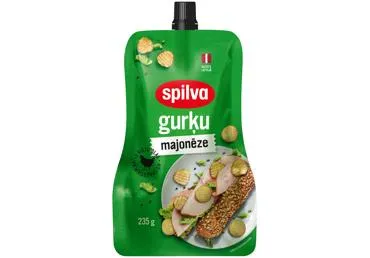 Majonēze SPILVA gurķu 250ml stāvpaka