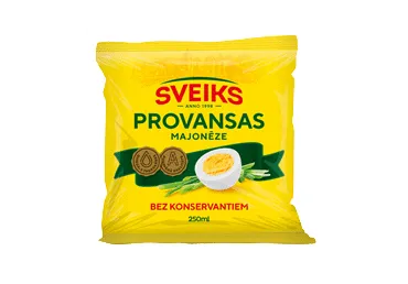 Majonēze provansas 250ml, Sveiks