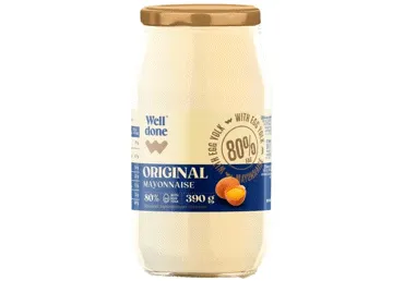 Majonēze WELL DONE Original 80% 390g