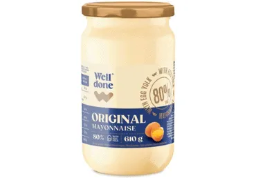Majonēze WELL DONE Original 80% 610g