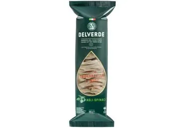 Makaroni ar spinātiem DELVERDE Tagliatelle 250g