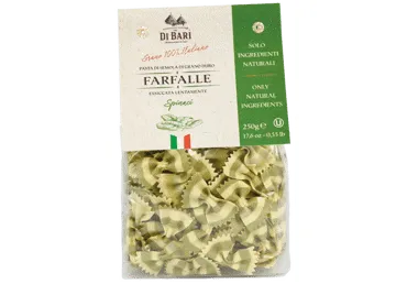 Makaroni DI BARI Farfalle Agli Spinaci 250g