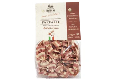 Makaroni DI BARI Farfalle Bietola Rossa 250g