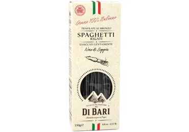 Makaroni DI BARI Spaghetti Rigati Nero Di Seppia 250g