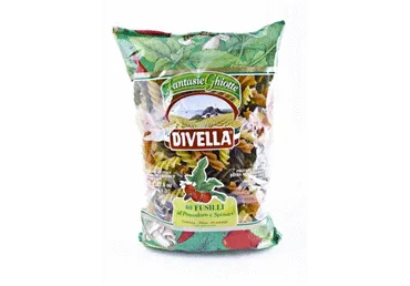 Makaroni DIVELLA Fusilli trīskrāsu 500g