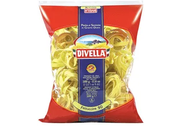 Makaroni Fetuccine nūdeles Nr.90 DIVELLA 500g