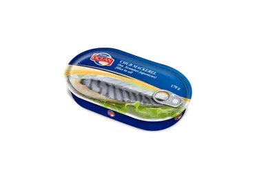 Makreles fileja eļļā WIDE OCEAN 170g