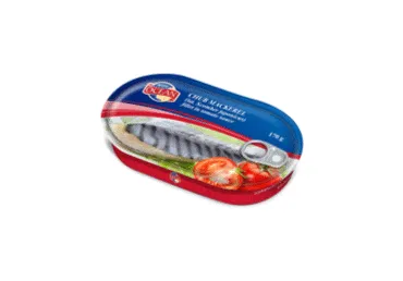 Makreles fileja tomātu mērcē WIDE OCEAN 170g