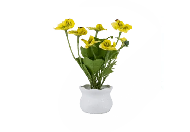 Mākslīg.vijolītes podiņā ILAJA 3kr.16cm