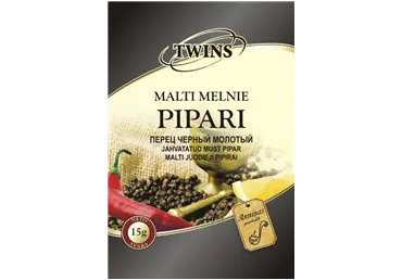 Melnie pipari Twins malti 15g