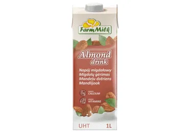 Mandeļu dzēriens FARM MILK UHT 1L