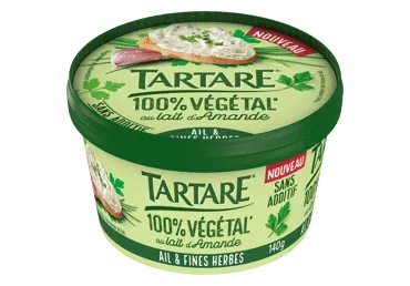 Mandeļu krēms ar ķiplokiem un zaļumiem TARTARE 140g