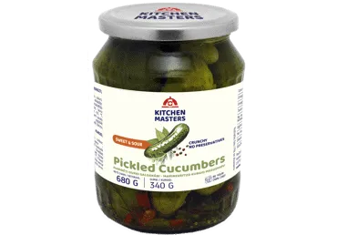 Gurķi marinēti Saldskābi 660g