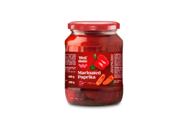 Marinēta paprika WELL DONE 680g