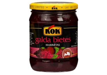 Bietes marinētas galda Kok 500g/275g