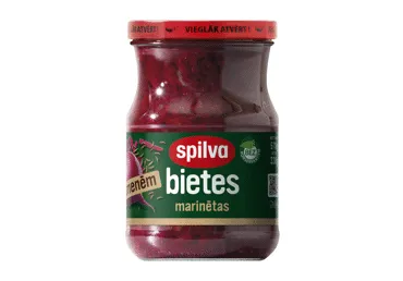 Marinētas bietes SPILVA ar ķimenēm 570g