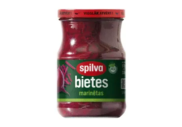 Marinētas bietes klasiskās 570g (330g), Spilva