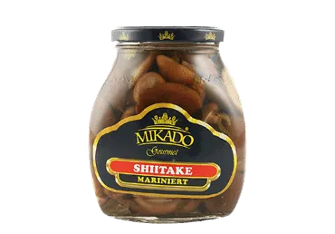 Sēnes Shitake marinētas 580ml/310g MIKADO [12] V_O