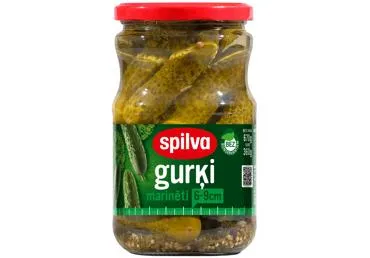 Marinēti gurķi 6-9cm SPILVA 670g